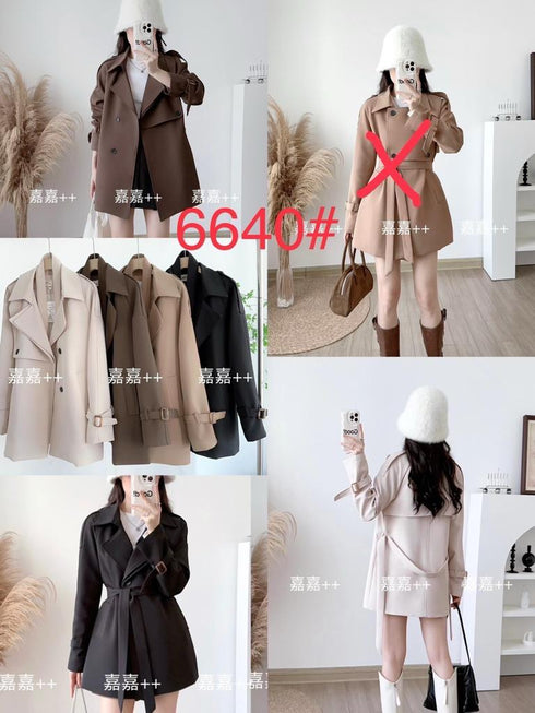 Autumn Double - Breasted Trench Coat